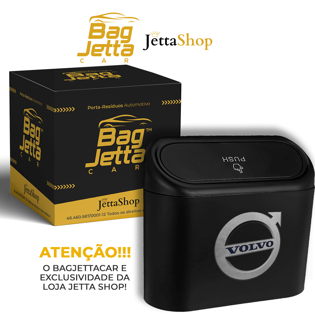 (PAGUE 1 LEVE 2) - Porta-Resíduos Automotivo - BagJettaCar™ (BRINDE EXCLUSIVO PARA OS 100 PRIMEIROS)