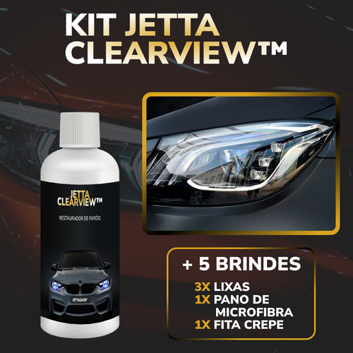 JettaClearView™ - Restaurador de Brilho para Faróis