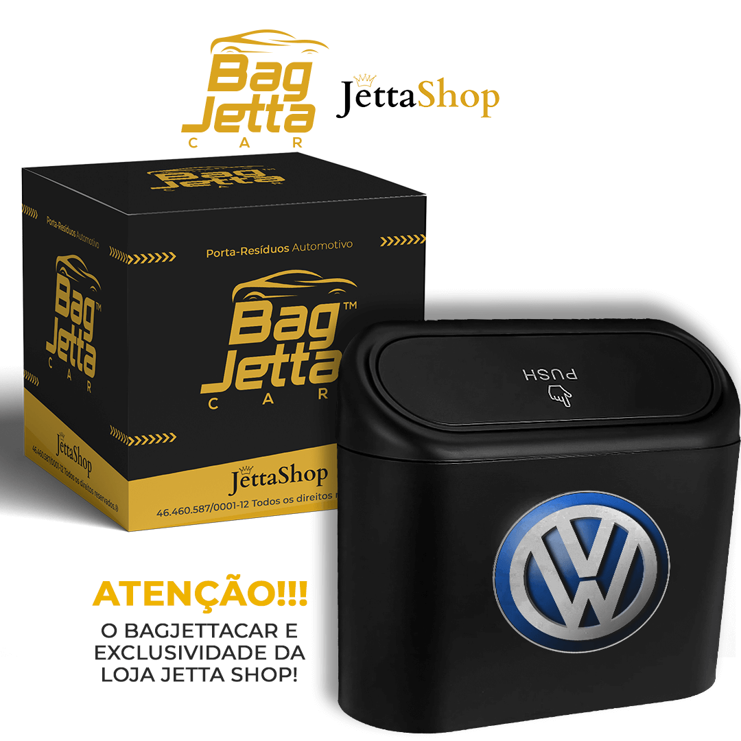 (PAGUE 1 LEVE 2) - Porta-Resíduos Automotivo - BagJettaCar™ (BRINDE EXCLUSIVO PARA OS 100 PRIMEIROS)