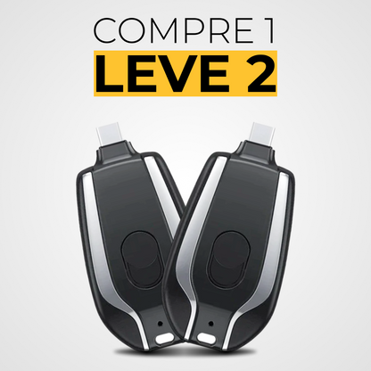 Key Battery™ - Mini Carregador Portátil  - PAGUE 1 E LEVE 2