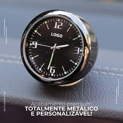 [PAGUE 1 LEVE 2] Mini Relógio Vintage de Painel Automotivo Personalizado - ClockJetta 2.0™
