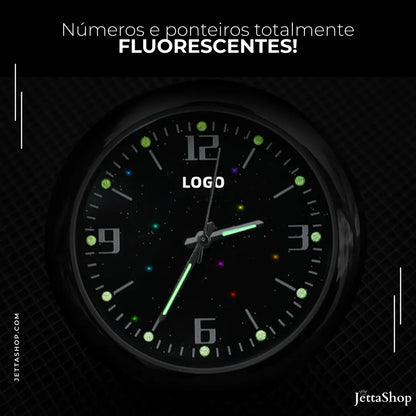 [PAGUE 1 LEVE 2] Mini Relógio Vintage de Painel Automotivo Personalizado - ClockJetta 2.0™