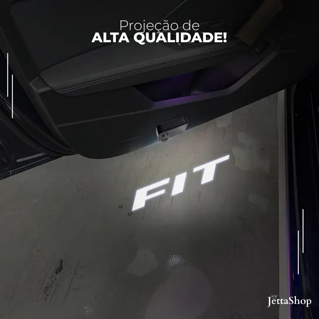 [PAGUE 1 LEVE 2] Projetor de Porta Personalizado com Sensor Automático - Jetta LedDoor™