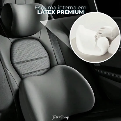 Encosto de Cabeça e Lombar para Bancos Universal - Jetta Shoulder™ [PROMOÇÃO LIMITADA ATÉ HOJE 23:59]