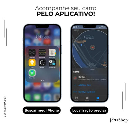 Rastreador GPS Automotivo para iPhone - FindJetta™ [PROMOÇÃO LIMITADA ATÉ HOJE 23:59]