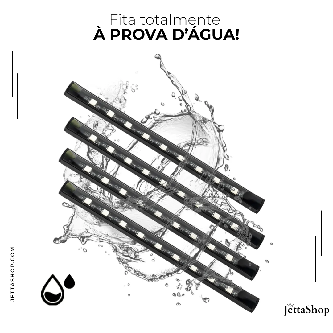 Luz de LED Ambiente RGB para Interior Automotivo - Jetta UltraLed™ [BRINDE EXCLUSIVO]