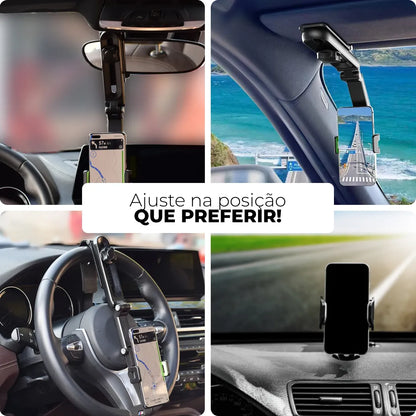 MultiHolder™ - Suporte de Celular Automotivo 4 em 1 [BRINDE EXCLUSIVO]