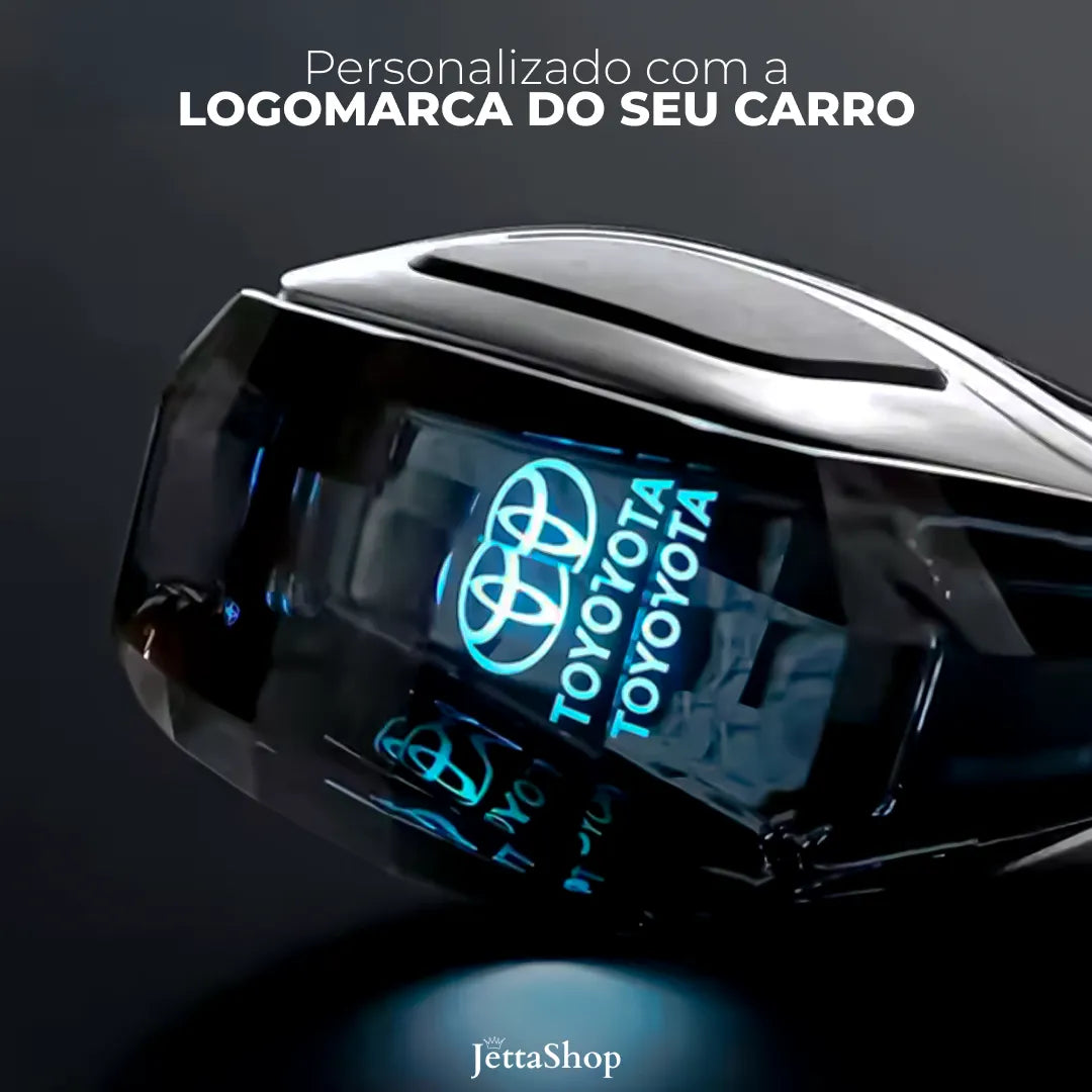 Alavanca RGB Universal para Câmbio - Jetta LedShift™ [PERSONALIZADA COM A MARCA DO SEU CARRO]