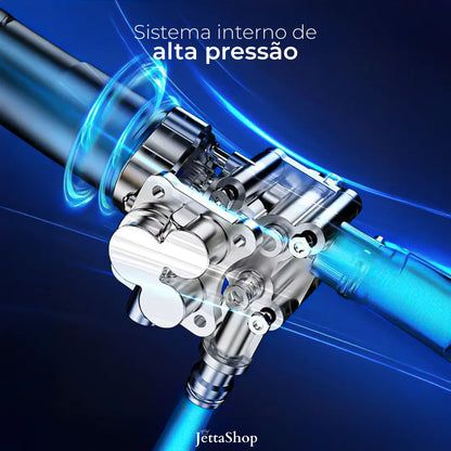 Lavadora de Alta Pressão JettaWash™ - Kit Completo Com Maleta e Bateria Recarregável (ESTOQUE LIMITADO)