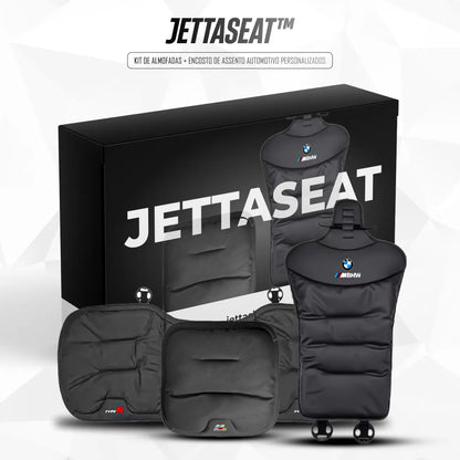 JettaSeat™ - Kit de Almofadas + Encosto de Assento Automotivo Personalizados [LANÇAMENTO 2026]