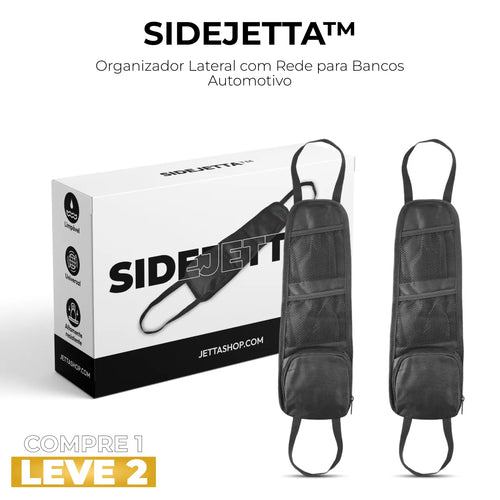 Organizador Lateral com Rede para Bancos Automotivo - SideJetta™ [PAGUE 1 LEVE 2]