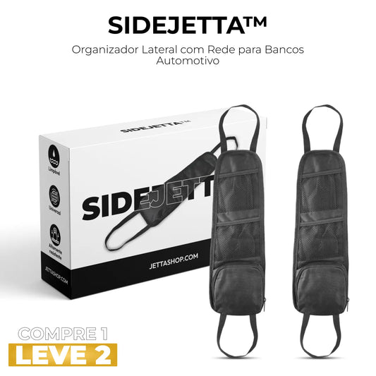 Organizador Lateral com Rede para Bancos Automotivo - SideJetta™ [PAGUE 1 LEVE 2]